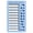 Blue, variant on Blue Portable To-Do List Board, 20x12x0.6cm Detachable Goal Tracker, Great for Home, Office, and Daily Planning, Reusable and Easy to Clean