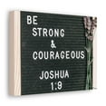 thumbnail image 6 of Scripture Walls  Strong & Courageous Joshua 1:9 Bible Verse Canvas Christian Wall Art Ready to Hang Unframed, 6 of 17