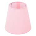 thumbnail image 3 of Lot de 3 abat-jours en tissu innovant E14, type intervention, moderne, housse anti-poussière pour lampe de chevet de chambre à coucher, rose, 3 of 4