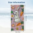 thumbnail image 3 of PHYHOO Oversized Microfiber Sand Free Quick Dry, Bunny Lightweight Pool Towels for Adults Travel Towel for Gym Yoga Camp Swim 30x60in, 3 of 8