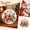 Elves Workshop, variant on Christmas Cross Stitch Kit Santa Wreath Embroidery Pattern Round Hoop, 9.5 Inch Pre-Printed Canvas DIY Holiday Wall Decor for Adults