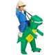 thumbnail image 4 of Disfraz inflable divertido de dinosaurio para adultos y niños, disfraz de tiranosaurio Rex para montar, adecuado para Halloween, carnaval, fiesta, cosplay, 4 of 5