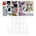 thumbnail image 1 of Tarjetas de Números de Mesa Resistentes, Letreros de Números de Mesa, con Base, Tarjetas Decorativas de Acrílico para Asientos para Actividades, Anive 20 piezas de plata perfecl Titular de números de boda, 1 of 8
