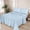 Baby Blue, variant on Flannel Sheets Full Size - GOTS Certified 100% Organic Cotton, 4 Piece Warm, Soft & Breathable Set, Deep Pocket Snug Fit, Double Brushed Cozy All Season Bedding, Baby Bear