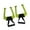 Green, variant on Kuntesetty 2Pcs Portable Pull up Bar Fitness Equipment Double Handle Ergonomic Professional Gray