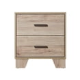 thumbnail image 3 of CraftPorch  Simple Clean-Lines 2-Drawers Wooden Nightstand, 3 of 5