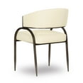 thumbnail image 4 of Tatum Cream Performance Vegan Leather Dining Chair, 4 of 4