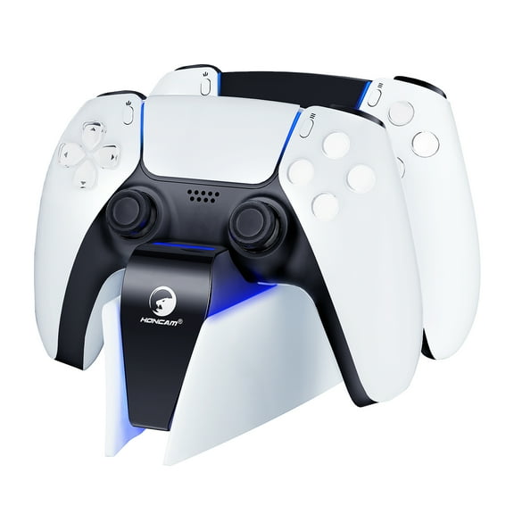 APTGAME ps5 Controller Charger Station with Dual Fast Charger Dock for PlayStation 5 DualSense Wireless Controller, ps5 Charging Station ps 5 Stand PS5 Accessories with a USB-C Cord,ps 5 Charger