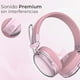 thumbnail image 4 of Audifonos Diadema Inalambrica ACTECK LUXE CHIC HP710 Microfono Integrado Bluetooth 5.4 Rosa AC-940900 rosa, 4 of 6