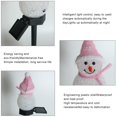 thumbnail image 4 of Solar Lights-Pink Snowman LED Electronic Solar Lights Ground Plug Lights Santa Claus Ground Plug Outdoor Snowman Lawn Lights for Garden, 4 of 5