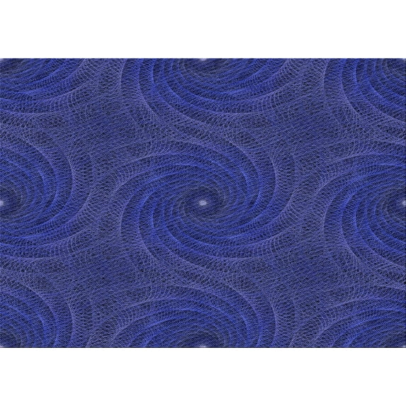 Ahgly Company Machine Washable Indoor Rectangle Transitional Denim Dark Blue Area Rugs, 8' x 10'