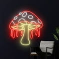 thumbnail image 3 of Handmadetneonsign Mushroom Dripping Led Sign, Mushroom Dripping Neon Sign, Mushroom Neon Light, 3 of 5