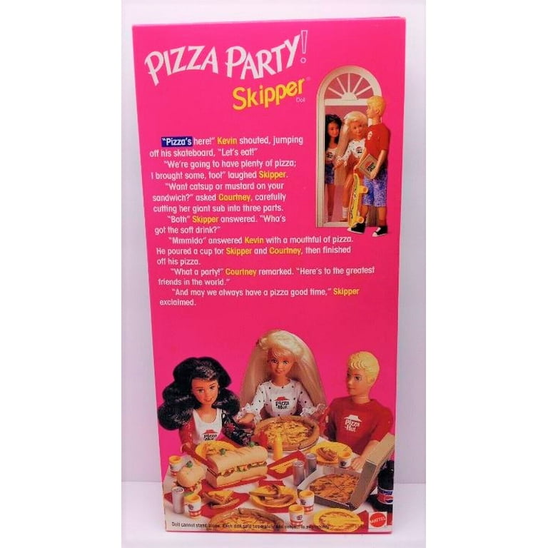 Barbie Pizza Party! Pizza Hut Skipper Doll 1994 Mattel 12920