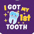 thumbnail image 4 of Inktastic I Got My 1st Tooth with Cute Tooth Baby Boys or Girls Baby Bib, 4 of 4
