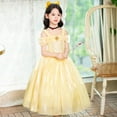 thumbnail image 7 of Girls Princess Costume Kids Off Shoulder Halloween Birthday Party Dress Up Clothes, 7 of 7