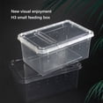 thumbnail image 4 of 10Pcs Reptiles Feeding Container Transparent Viewing Feeding Box Acrylic High-Strength Insect Supplies Raising Boxes Household Pet Food Storage White, 4 of 8