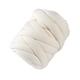 thumbnail image 3 of Hilo grueso de 250G, hilo súper voluminoso, hilo de tubo de hilo suave y grueso para manta, alfombrilla DIY, sofá cama, almohada, tejido de Blanco lechoso Macarena hilo grueso, 3 of 8