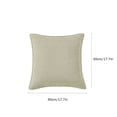 thumbnail image 4 of Fiudx Fundas de Almohada de Chenilla, Fundas Decorativas de Cojín Beige Suave, Diseño de Cremallera Invisible para Un Cuidado Fácil, Diseño Moderno de Espiga, Ideal para Usar En El Sofá Cama de La Sa, 4 of 4
