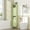 Green, variant on AKMAKM 59.1" Tall Slim Bathroom Storage Cabinet Green | Freestanding or Wall Mounted Modular Cabinet, Fluted Panel Linen Tower with Adjustable Shelves for Small Spaces