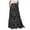 Black, variant on vigerkar Women A-Line High Waist Maxi Skirt Full Ankle Length Flowy Swing Elegant Dressy Casual Work Long Skirts Black, L