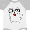 thumbnail image 4 of Inktastic Nerd Cat Boys or Girls Baby Bodysuit, 4 of 5