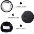 thumbnail image 2 of OULII Desktop Magnifier with Light Inspecting Circuit Boards Work Glass Black 1Pcs, 2 of 5