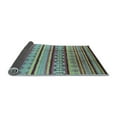 thumbnail image 2 of Ahgly Company Indoor Square Southwestern Light Blue Country Area Rugs, 4' Square, 2 of 4