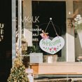 thumbnail image 5 of Welcome Sign Door Hanging Front Christmas Porch Plaque Signs Rustic Board Decorations Hanger Wooden Decor Wood Farmhouse, 5 of 9