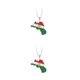 thumbnail image 4 of Qarigey Aleación elegante y única que capta la atención con collar con colgante de bandera de tarjetas de Kurdistán, plata plata 2Conjunto, 4 of 6