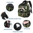 thumbnail image 3 of Raccoon Cute Book Bag with Adjustable Shoulder Strap, Large Capacity, Printed Design - Cute Accessories Backpack, 3 of 6