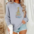 thumbnail image 2 of Women's Christmas Sweatshirt Fashion Crewneck Shirts Xmas Tree Printed Pullover Top Winter Long Sleeve Sweaters Loose Plus Size Blouses Tops, 2 of 6
