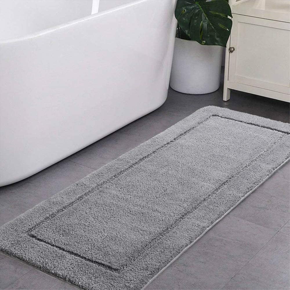 Rug Non Slip Bathroom Shower Rug  Bathroom Rug Absorbent Floor Mat Carpet 