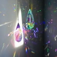 thumbnail image 3 of CEYAZYE 120mm/4.7in Crystal Prism Suncatcher Window Hanging Sun Catchers AB Colored Crystals Faceted Prism Rainbow Maker Pendant, 3 of 16