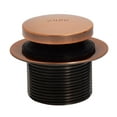 thumbnail image 3 of Westbrass 1-1/2" NPSM Coarse Thread Tip-Toe Bathtub Drain Trim, Antique Copper, 3 of 7