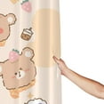thumbnail image 6 of Cartoon Bear Cute Animal Pattern Shower Curtain, Animals Waterproof Bath Curtains for Bathroom Decorations, 72 x 72 inches, 6 of 7