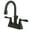 Oil Rubbed Bronze, variant on Kingston Brass KS2612DFL 4 in. Centerset Bathroom Faucet, Polished Brass