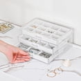 thumbnail image 3 of Joyero ProCase, organizador de pendientes, 3 cajones, 3 of 7
