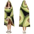 thumbnail image 3 of Funny Fruit Hooded Blanket, Cozy Wearable Blanket for Adults Flannel Soft Warm Blankets for Womens Mens Kids, 3 of 6