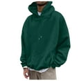 thumbnail image 3 of CONFREE Mens Hoodies Rose Prints Hoodies For Men Graphic Long Sleeve Casual Pullover Hooded Sweatshirts With Pockets, 3 of 8