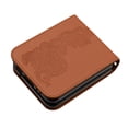 thumbnail image 4 of Cases for Samsung Galaxy Z Flip 3 5G, Wallet Case for Women Girls Flip PU Leather Drop Protective Shockproof Slim Durable Phone Cover for Samsung Galaxy Z Flip 3 5G, Brown, 4 of 4
