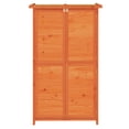 thumbnail image 5 of vidaXL Garden Tool Shed Brown 32.7"x22.4"x55.1" Solid Wood Pine, 5 of 9