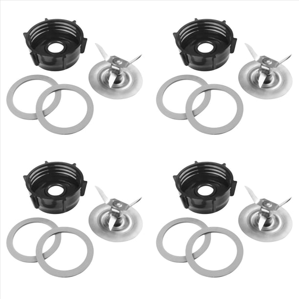 4X Accesorios de Licuadoras Compatibles para la Base de Cuchillas de Licuadora, Compatibles para Osterizer las Piezas de Repuesto de Licuadora