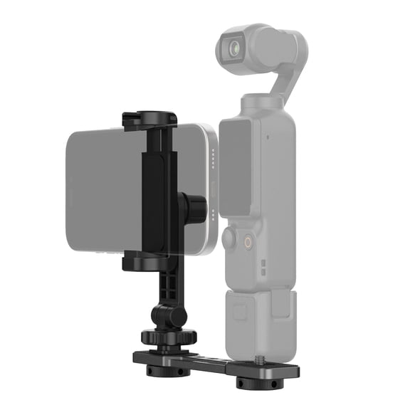 Neewer AC021 Phone Mount for DJI Pocket Osmo Pocket 4 & 3 - w/1/4" Thread & Cold Shoe, for Tripod/Light/Mic