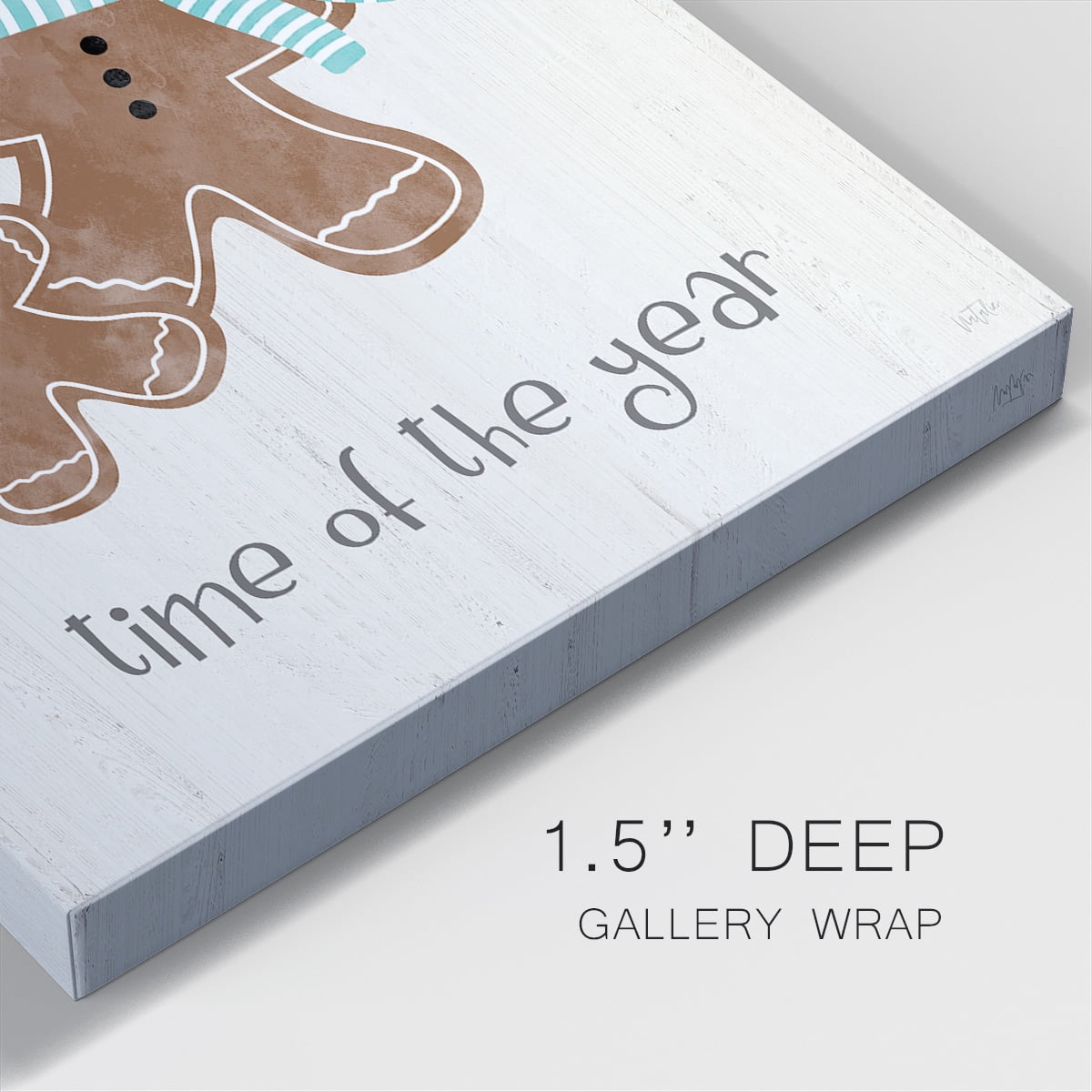 Time of the Year Gingerbread- Gallery Wrapped Canvas