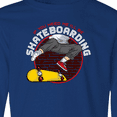 thumbnail image 4 of Inktastic Skateboarding Gift for Skater Long Sleeve Youth T-Shirt, 4 of 5