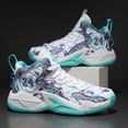 thumbnail image 5 of ChiVerve Youth Basketball Shoes - Breathable Athletic Sneakers for Boys Girls Teens | White Green, 10 Men, 5 of 6