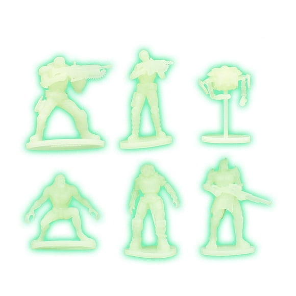 Colección de figuras en miniatura Gears of War Nanoforce, paquete de 6