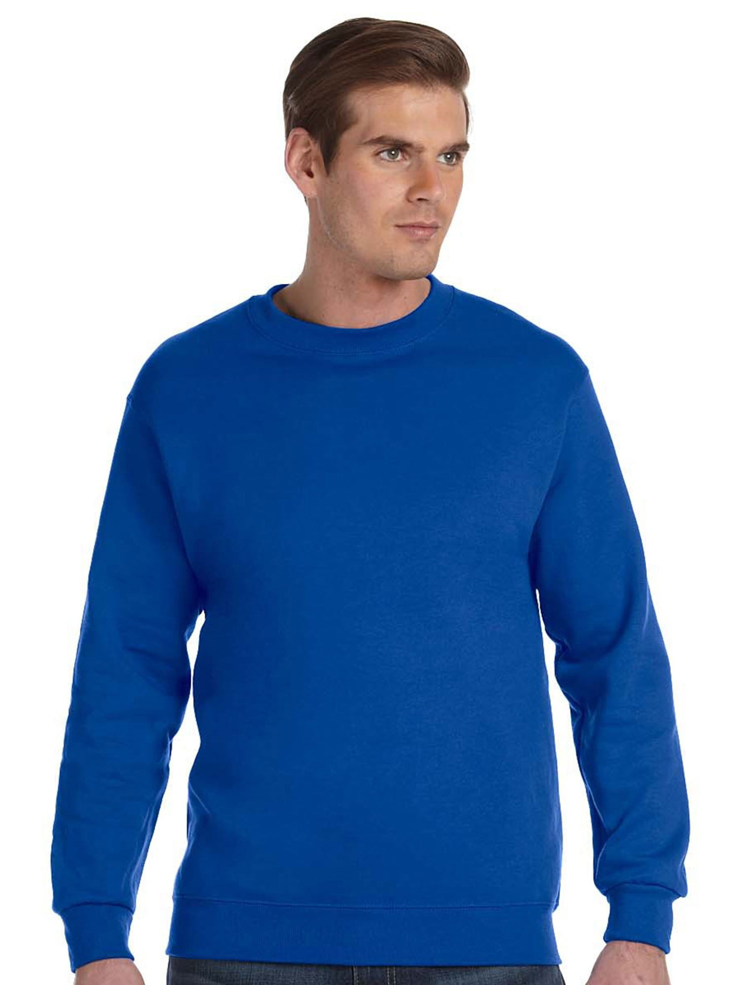 Gildan Mens Ultra Blend Fleece Crewneck Sweatshirt, Royal, 3XL, Style, G120