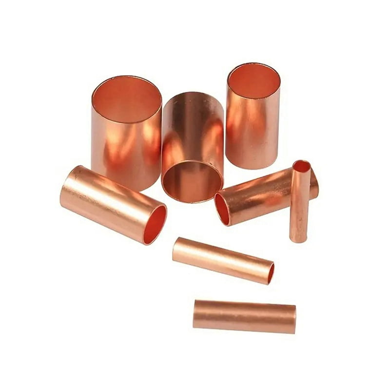 250pcs GT Copper Connecting Pipe Wire Joint Small Copper Tube Terminal Cable Lug Bootlace Ferrule Kit W/Crimping Pliers