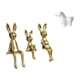 thumbnail image 5 of Figura decorativa de de conejos y caballos. Estatua de animal decorativo. Escultura de mesa para sala de estar, oficina, arma, 5 of 7